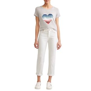 EV1 Straight Legged White Pants